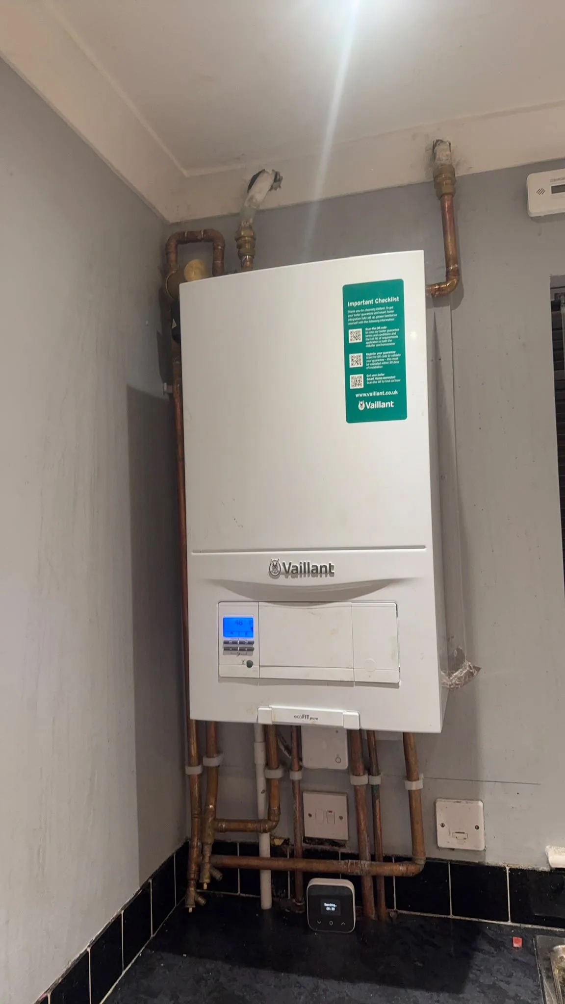 Vaillant boiler installation from Doherty Plumbing and Gas work gallery